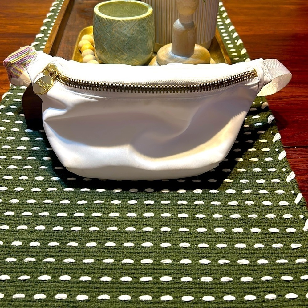 Stoney Clover Lane White Crossbody Bag